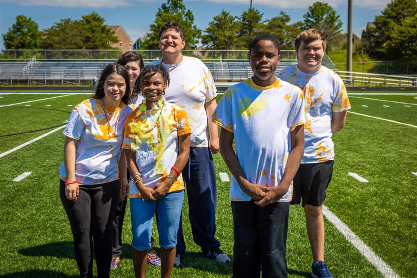 Students participate in the Special Olympics